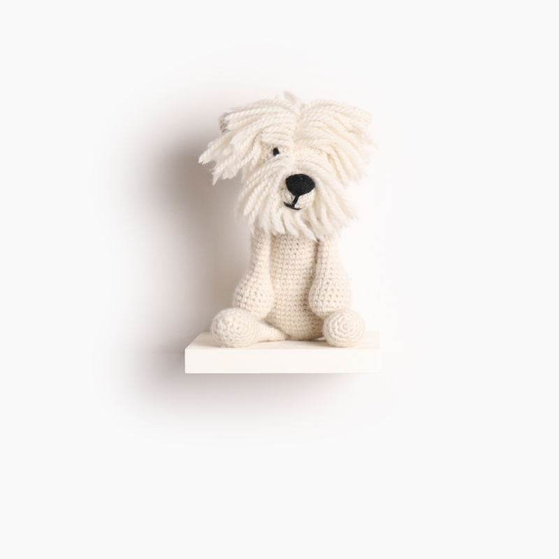 terrier dog puppy crochet amigurumi project pattern kerry lord Edward's menagerie
